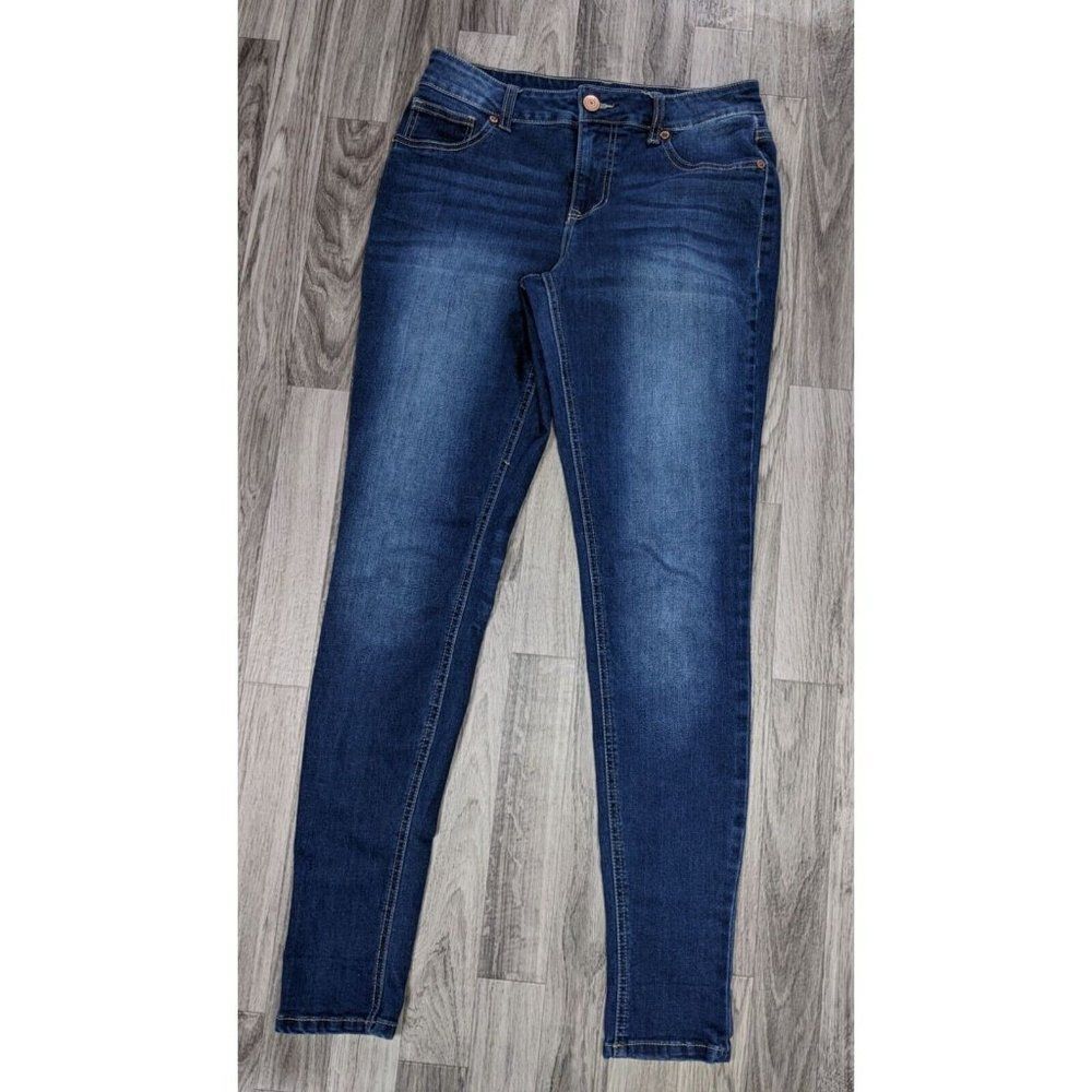(3/$35) Maurices Size S - R Small - Regular High Rise Skinny Denim Blue Jeans